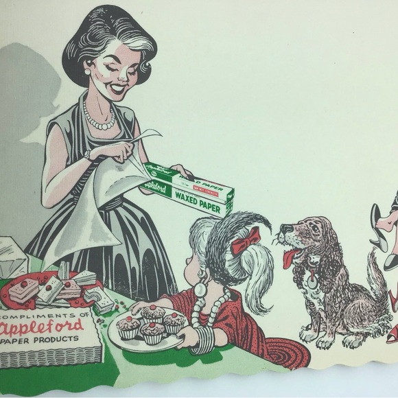 Vintage Advertising Paper Placemats - Picture 3 of 4